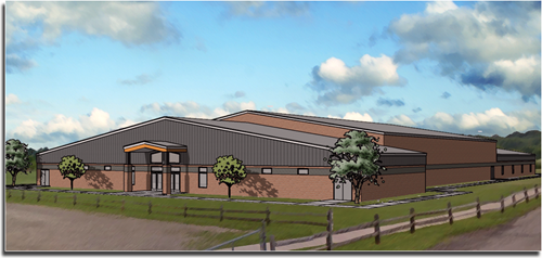 Artist rendering of the Mount Vernon Athletic Complex