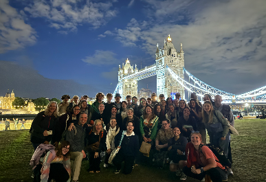 Group in front of Tower