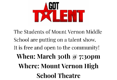 Mount Vernon Middle School's GOT TALENT
