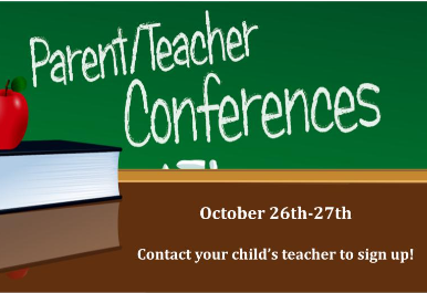 Conferences are October 26th-27th!