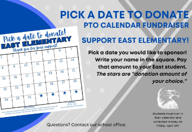 Pick a Date to Donate Calendar Fundraiser