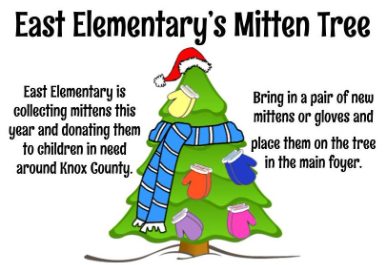 East Elementary Mitten Tree