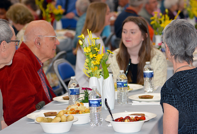 Mount Vernon area senior citizens at the annual Spring Luncheon.
