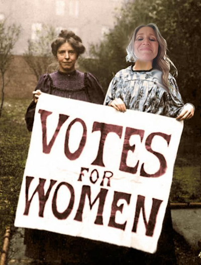 Mrs. Evans the Suffragette