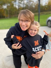 Mrs. Miller and her grand daughter