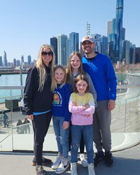 Mr. Caughlan and family in Chicago.