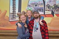 Becca and family at Disney