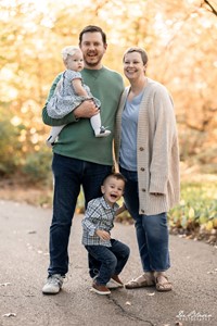 Mr. Boone with his wife and kids!